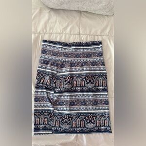 Charlotte Russe Floral Mini Skirt